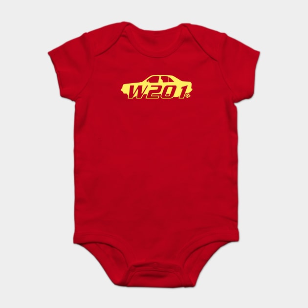 W201 Baby Bodysuit by iDubberEuroApparel